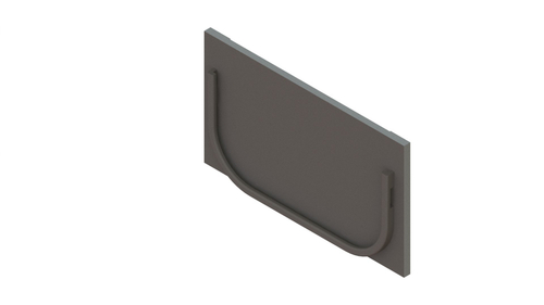 Заглушка торцевая S'park 2 для лотка водоотводного пластикового на торец с замками