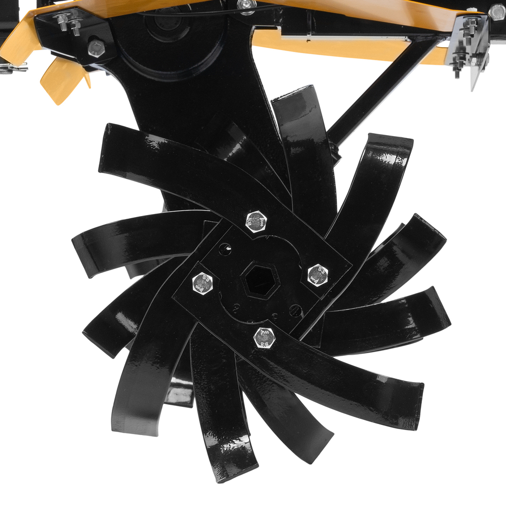 Мотоблок DPT-370S, 7 л.с., ремен.сцеп, фрез 3х4, ШОМ, передачи 3В/1Н Denzel