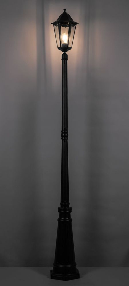Светильник садово-парковый Feron 6211/PL6211 столб 100W E27 230V, черный 11205