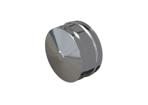 Заглушка Феррум М внешняя нержавеющая (430/0,5 мм) ф135