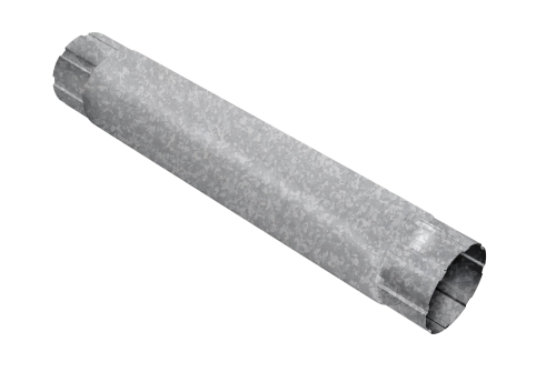 Труба круглая соединительная Optima 100мм 1м Zn