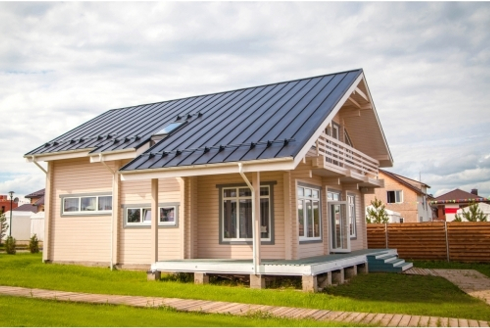 Кликфальц Grand Line 0,5 Rooftop Бархат с пленкой на замках RAL 7024 мокрый асфальт