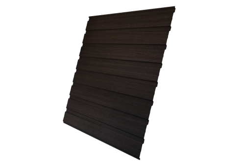 Профнастил C10B 0,45 Print Elite Coffee Wood Blesk TwinColor