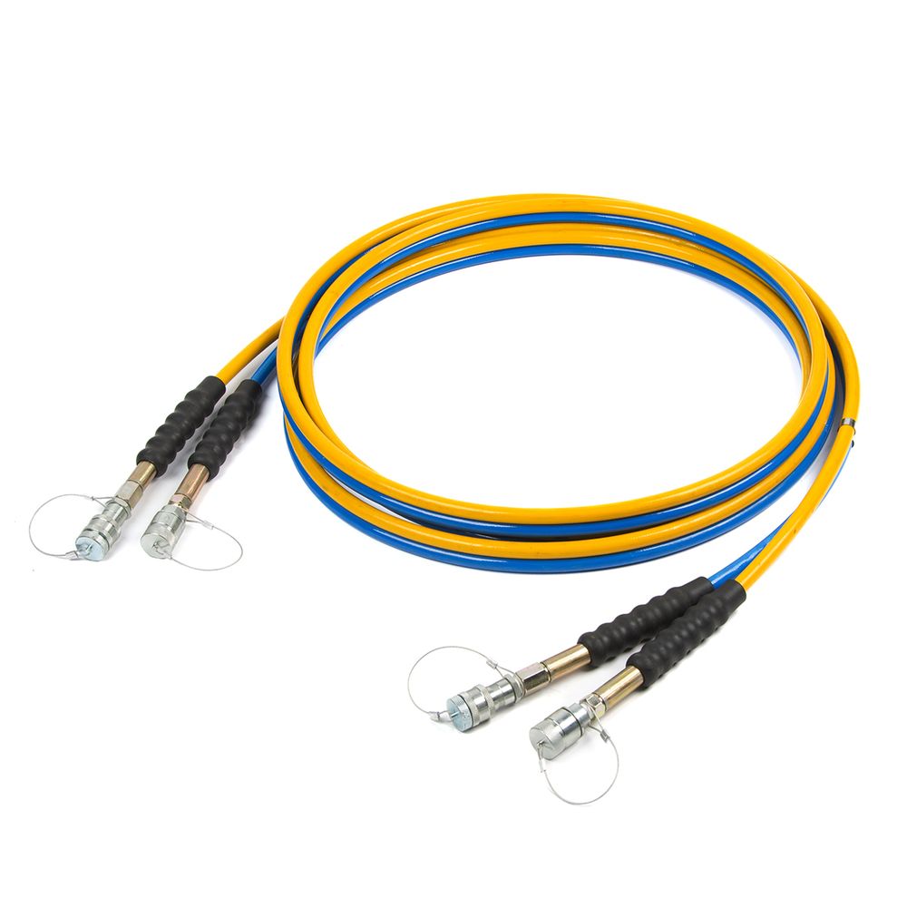 РВД двойной для гидравлического гайковерта HRH-HHD0612, 6 м, БРС 1/4", 700 бар