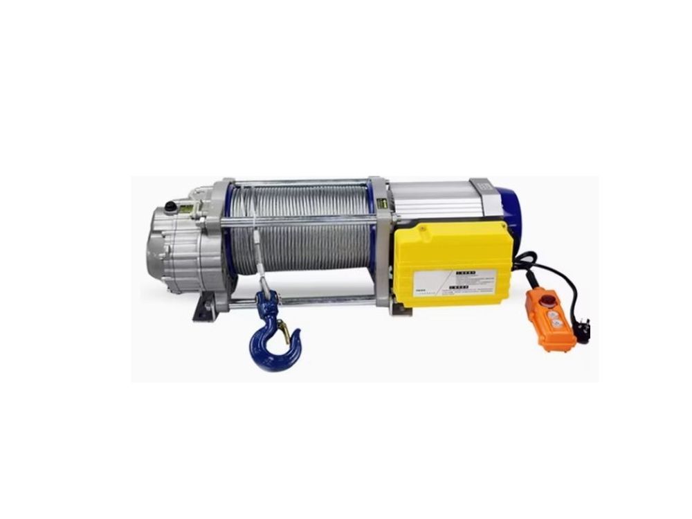 Лебедка электрическая 750кг 70м с канатом 380В алюминиевый корпус TOR KCD(А)
