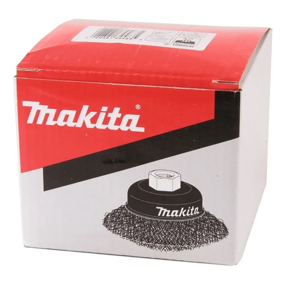 Чашечная щётка 100 мм, 0.3 мм, М14 Makita D-78564