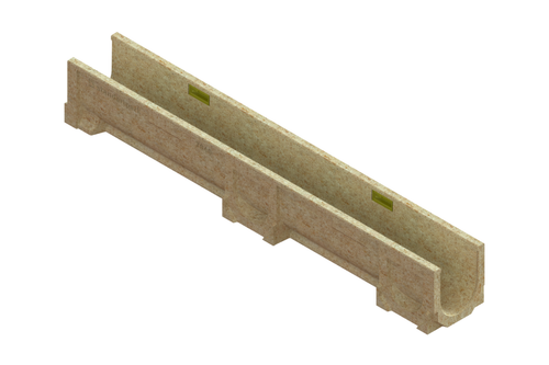 Лоток водоотводный полимербетонный CompoMax Basic DN100 h150