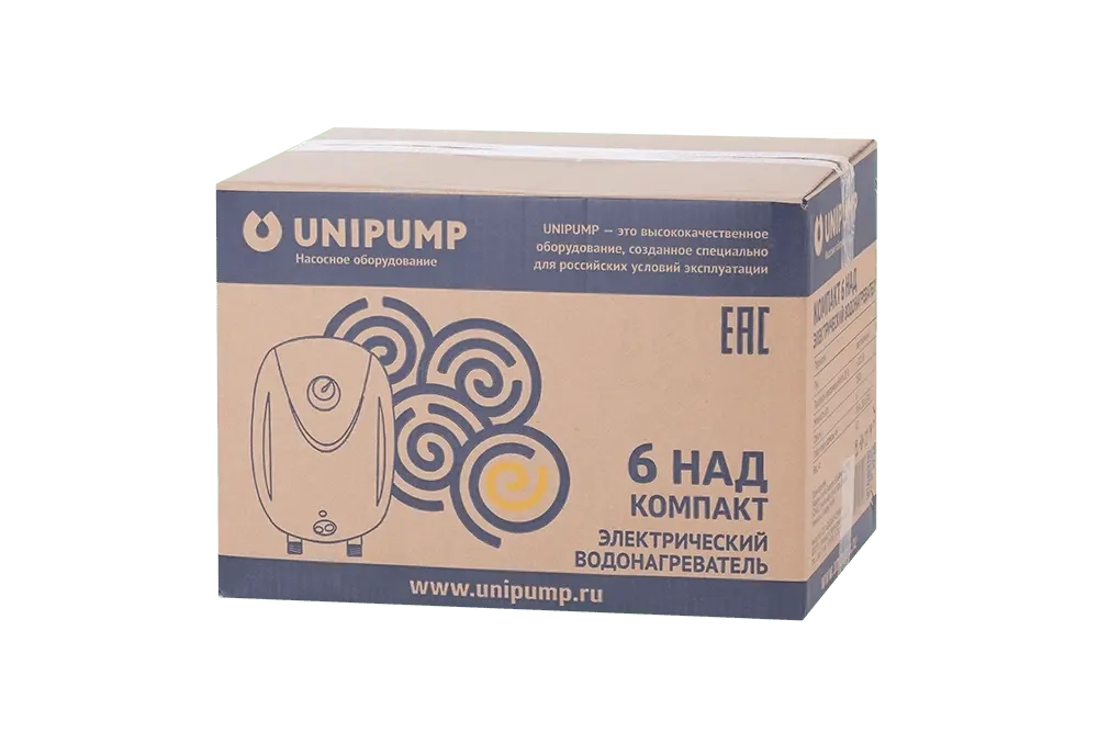 Водонагреватель накопительного типа UNIPUMP КОМПАКТ 6 НАД