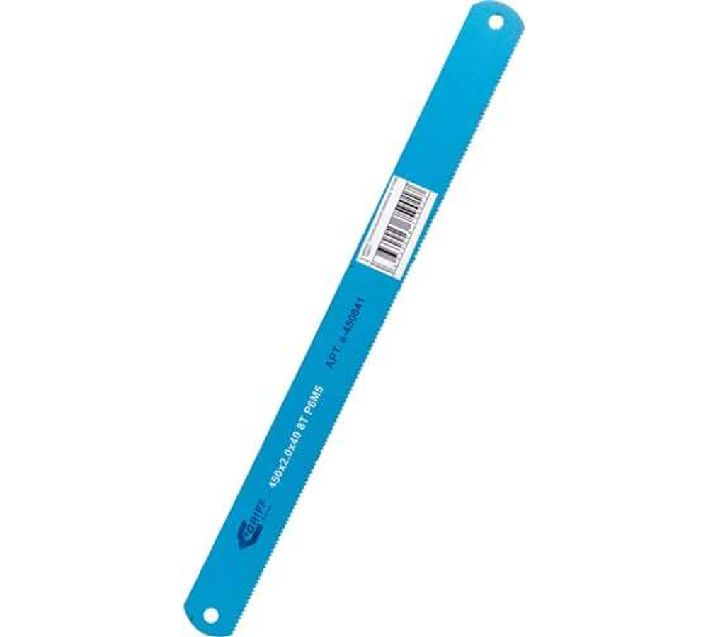 Полотно машинное (500х40х2 мм; 8T; Р6М5) GRIFF a450051