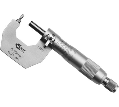 Микрометр МТ 25 ГОСТ 6507-90 производство Guilin Measuring тип А GRIFF D123013