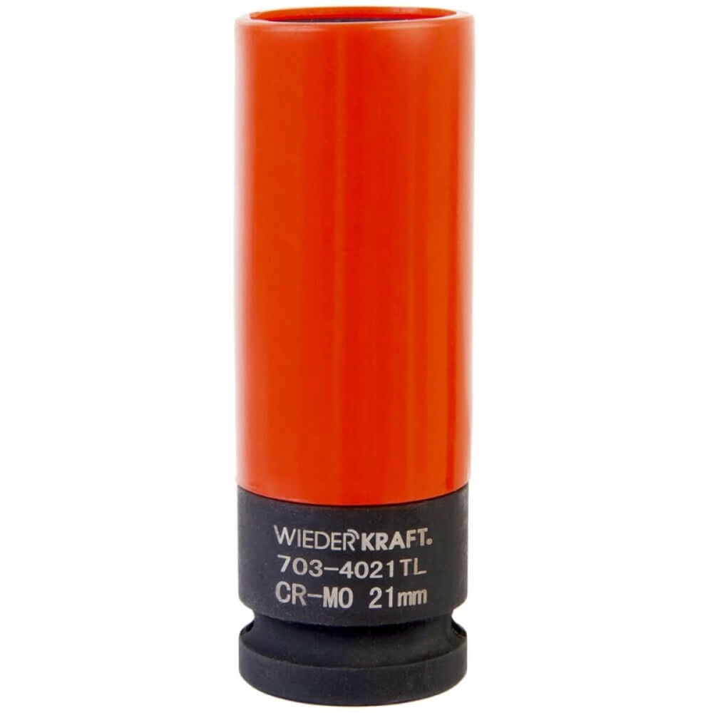 WDK-703-4021L Головка торцевая ударная тонкостенная 1/2", 6 граней, 21 мм