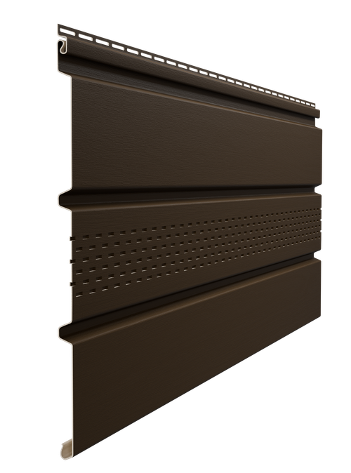 Софит Standard, T4 с центральной перфорацией, шоколад