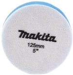 Насадка полировальная из поролона 125 мм (волнистая, синяя) Makita D-62636
