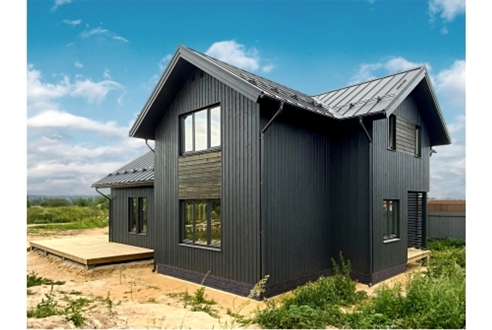 Кликфальц Pro Line Grand Line 0,5 Satin Matt с пленкой на замках RAL 7024 мокрый асфальт