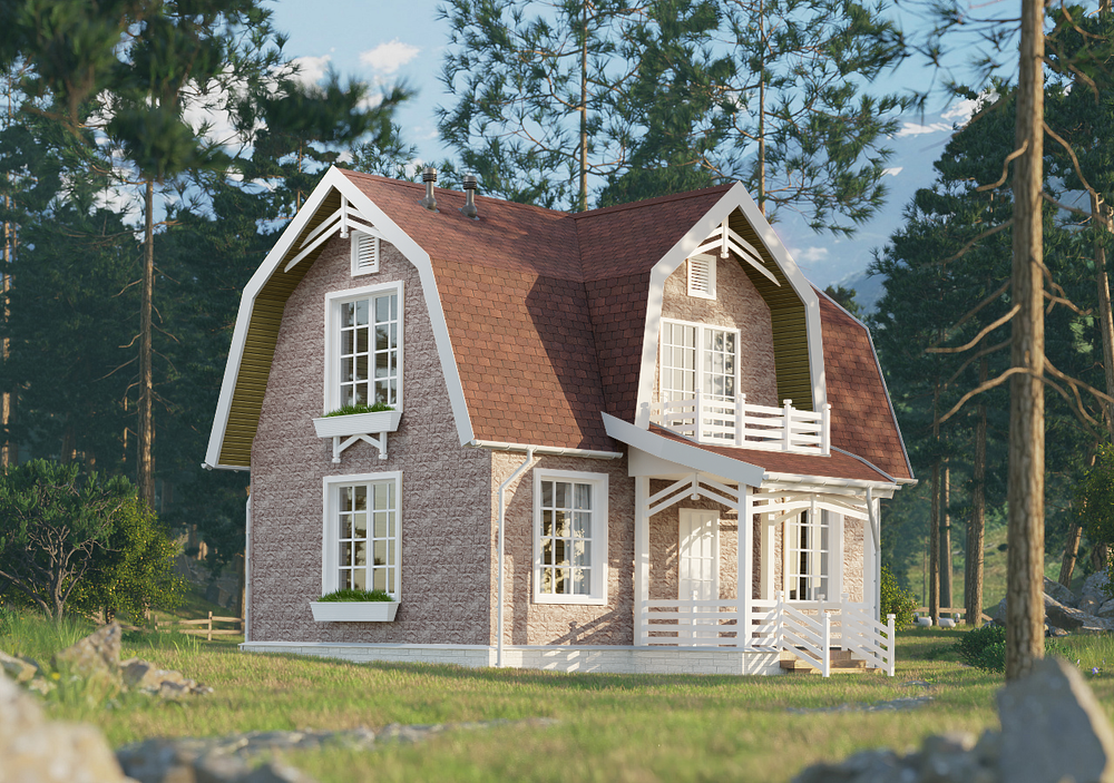 Софит Lux, T4 с центральной перфорацией, миндаль