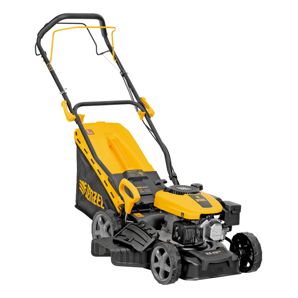 Газонокосилка бензиновая GLD-410SP-K, 150 см3, 41 см, привод, 40 л// Denzel