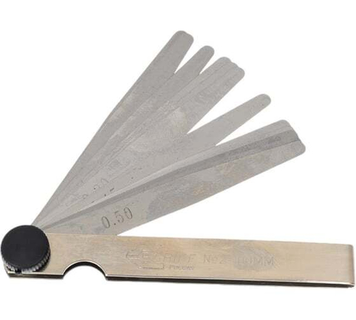 Набор щупов 0.02-0.5 мм, 17 пластин, длина 100 мм GRIFF D127011