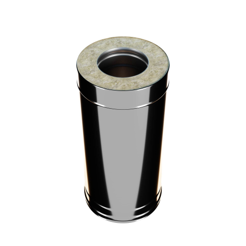 Дымоход Craft утепленный нержавеющий (316/0,8/304/0,5) ф200/300 L=1м по воде