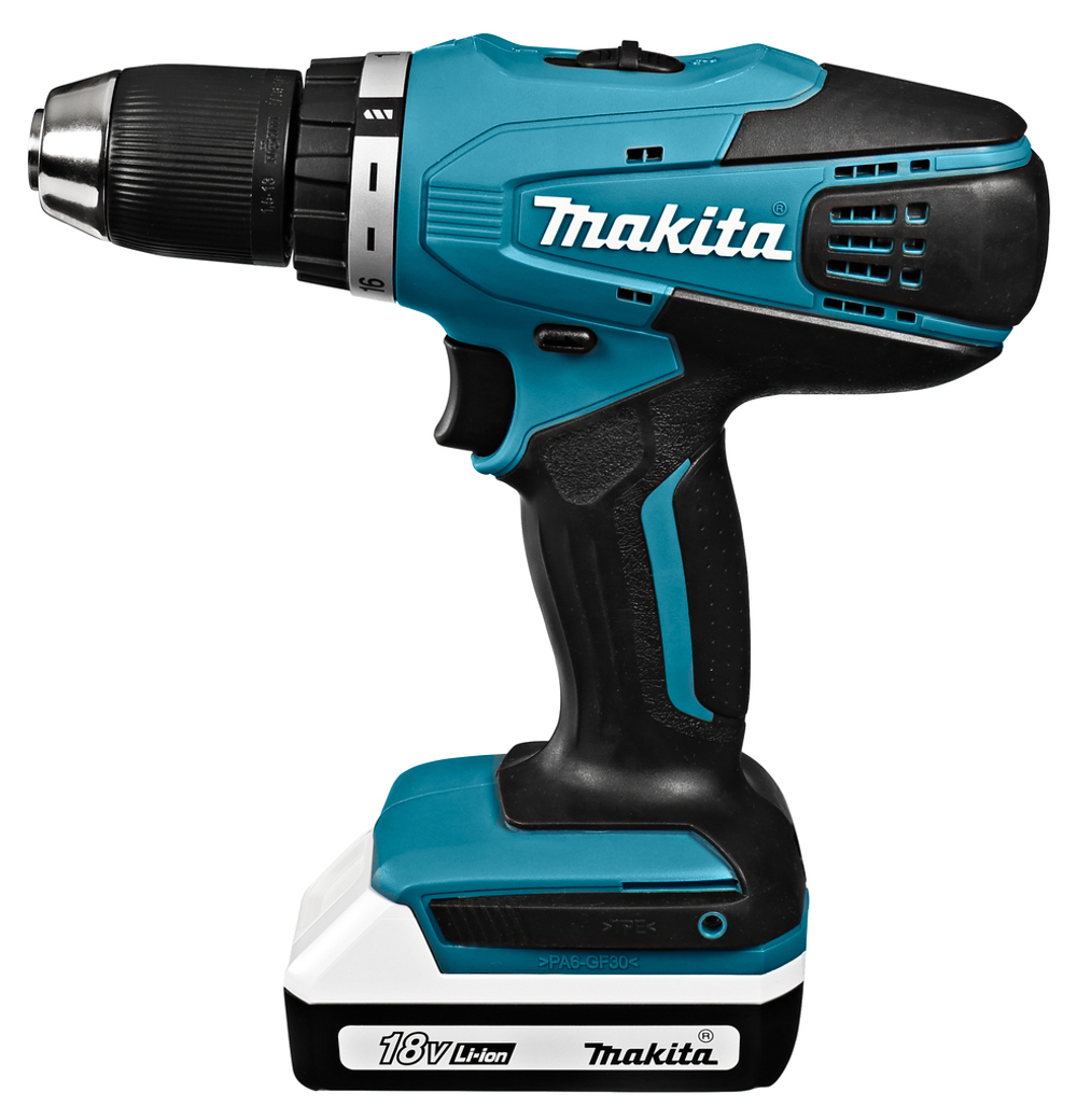 Дрель-шуруповёрт с фонарем Makita DF457DWLE