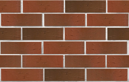 Кирпич керамический ЛСР одинарный Красный флэш рустик