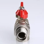Кран шаровый с американкой угловой ½"в x ½"н Valtec Base VT.228.N.04