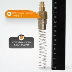 WDK-S20SPB Быстроразъемное соединение пневматическое с пружиной 5x8 мм, латунь