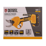 Секатор аккумуляторный CP-30,  18В Li-Ion Denzel