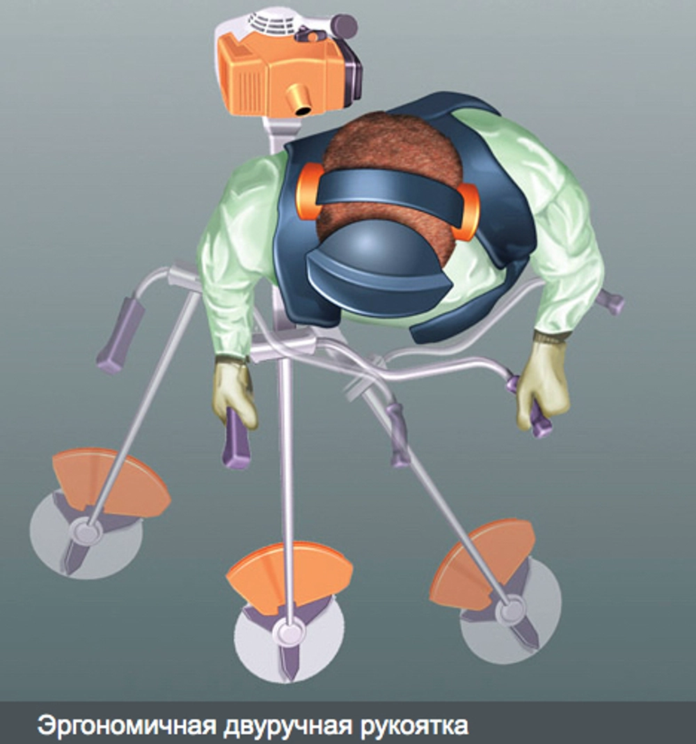 Мотокоса STIHL FS 120 (1,3 кВт, 6,3 кг, GSB 230-2, двойной ремень) + головка AutoCut С 26-2