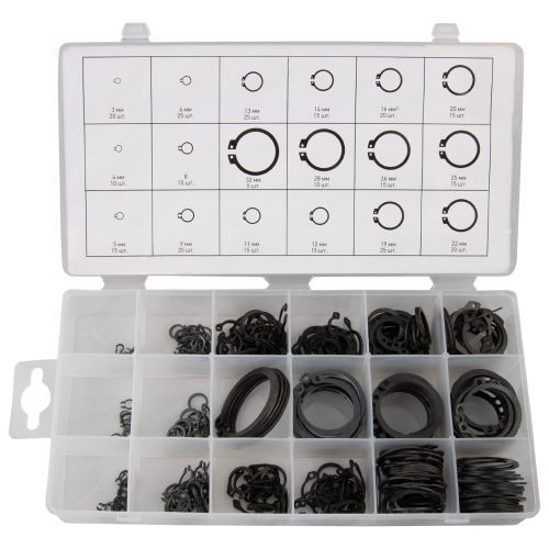 WDK-214043 Набор стопорных колец наружных 300шт