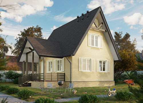 Угол Флемиш, Желтый для фасадных панелей