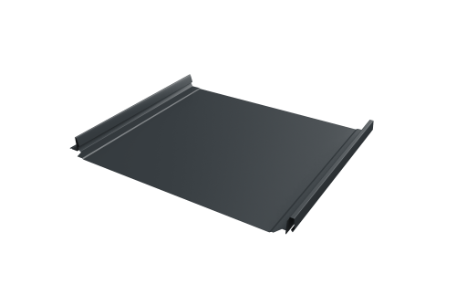 Кликфальц Pro Grand Line 0,5 Satin Matt с пленкой на замках RAL 7016 антрацитово-серый