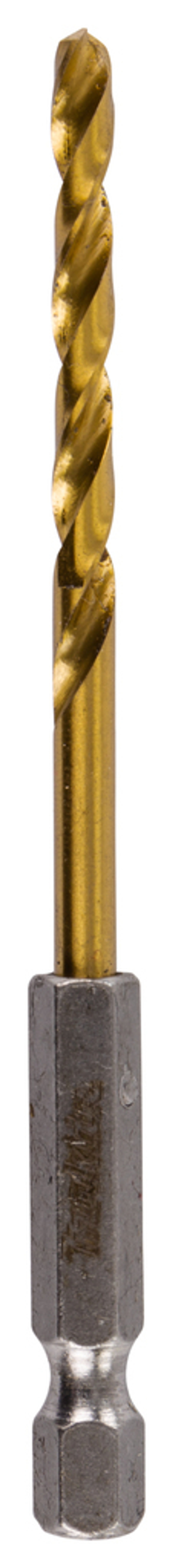 Сверло по металлу HSS-TiN 4x100 мм, 1/4 Makita D-14940