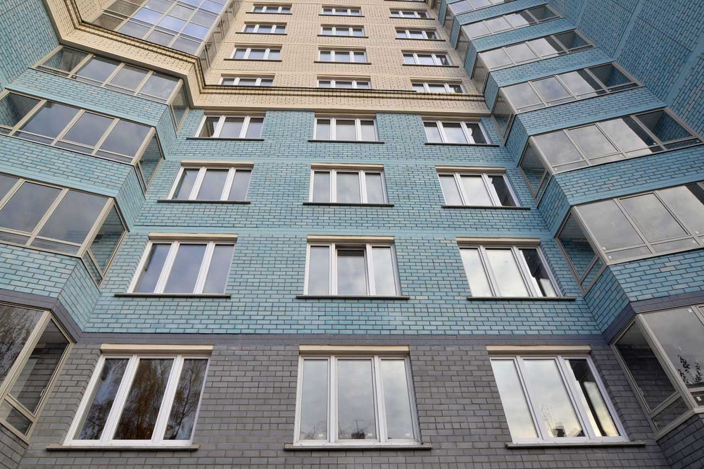 Кирпич силикатный Симат утолщенный пустотелый синий