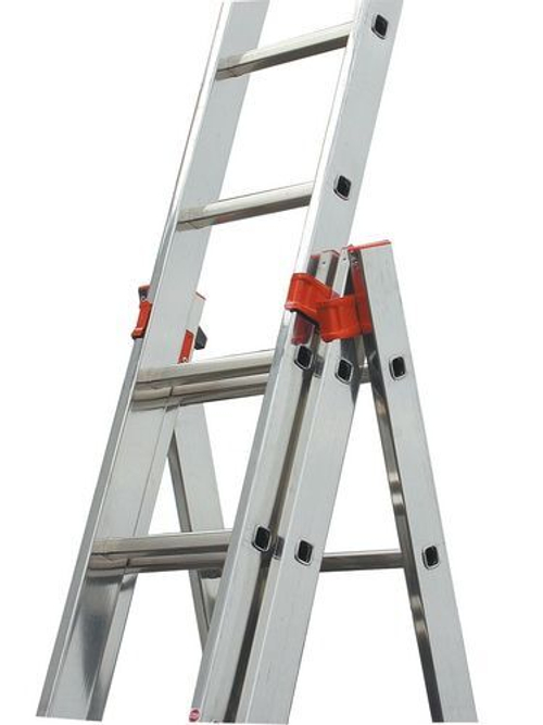 TRIBILO Универсальная лестница из трёх частей, 3 х 12 перекладин