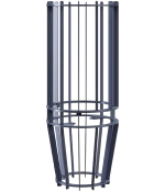 Сетка на трубу GFS Авангард 24 тюльпан 115 (300*770) под шибер