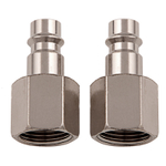 Ниппель универсальный быстросъемный ("папа") 3/8, внутренняя резьба, 2 шт, Stels