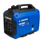 Генератор бензиновый инверторный Dinking DK2000i (2 кВт, 230В/50Гц, DK148, бак 4л.)