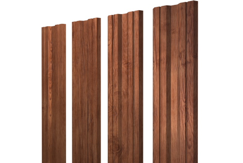 Штакетник Twin с прямым резом 0,45 Print Premium Rowan Fresh Twin с прямым резомColor