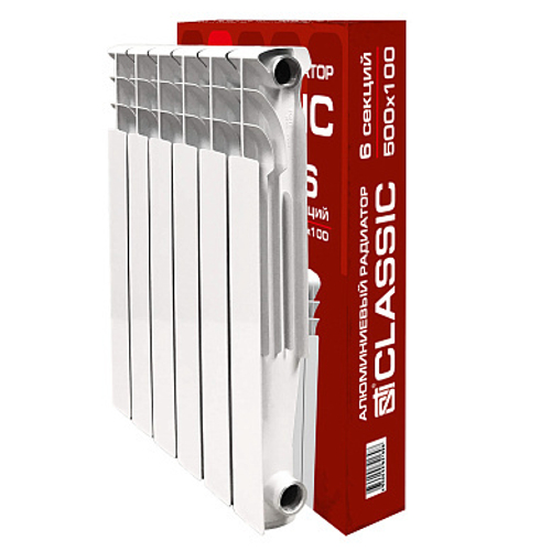Алюминиевый радиатор STI Classic 500/100 6 сек.