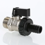 Кран шаровый со штуцером ½"н x ¾"н / 14ш Valtec VT.430.N.04