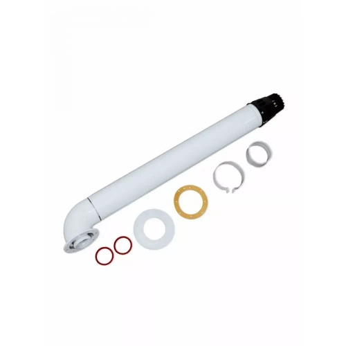 Комплект коаксиального дымохода Federica Bugatti 60/100 1000 универсальный с наконечником "антилёд"