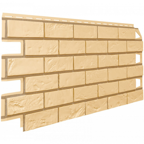 Панель фасадная ТехноНиколь Оптима Кирпич песочный 1128х441 мм (0,42 м2), 10 шт/упак