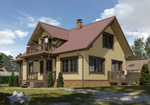 Гибкая черепица Standard, Сота, Красный