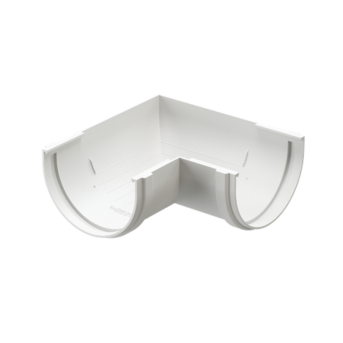 Универсальный угол желоба 90° Standard, белый