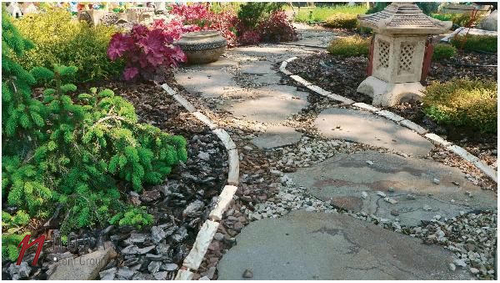 Декоративный бордюр Камешки