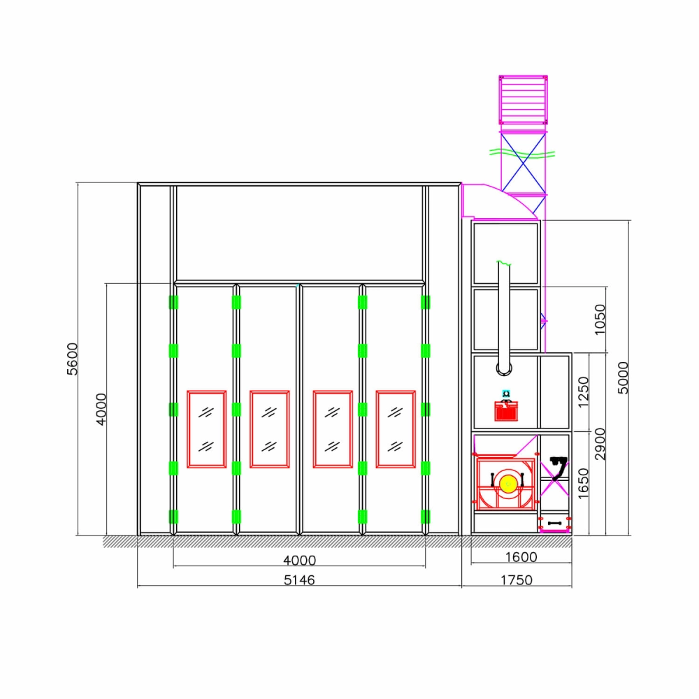 WDK-900 (Trucks) Окрасочно-сушильная камера