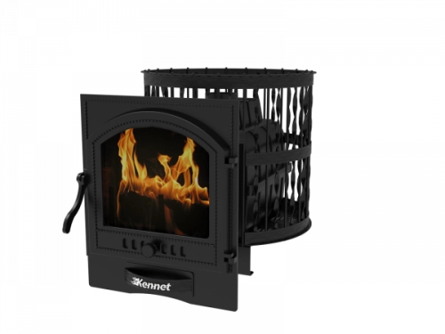 Печь банная Kennet Бастион 22 сетка ковка панорама 505