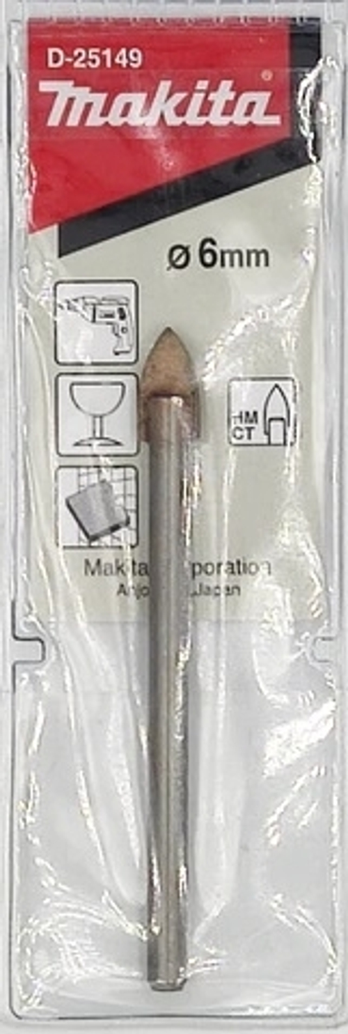 Сверло по стеклу 6x65 мм Makita D-25149