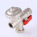 Кран шаровый с фильтром и редуктором давления ½"в x ½"в Valtec VT.300.N.04