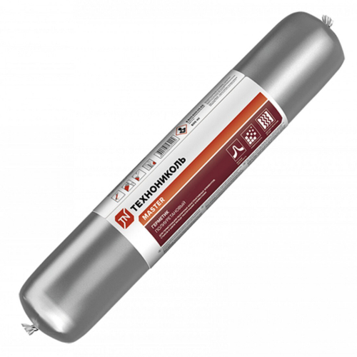 Герметик полиуретановый ТехноНиколь ПУ MASTER серый 600 мл, шт